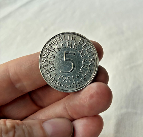 Münze brd deutsche mark 5 - brd,