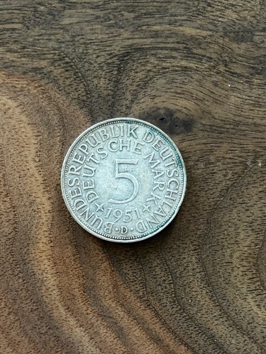 Deutsche mark 1951 - 5, mark,