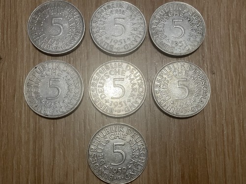 Münzen bdr 1951 1959 - 5, 1951,
