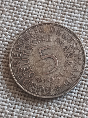 Deutsche mark silbermünze - 5,