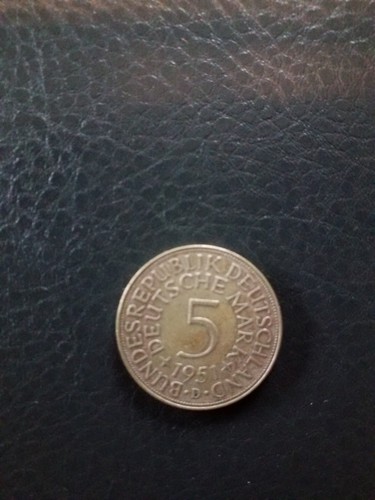 Deutsche mark münze jahr - 5,