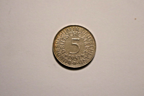 Brd 1951 d - d, silber