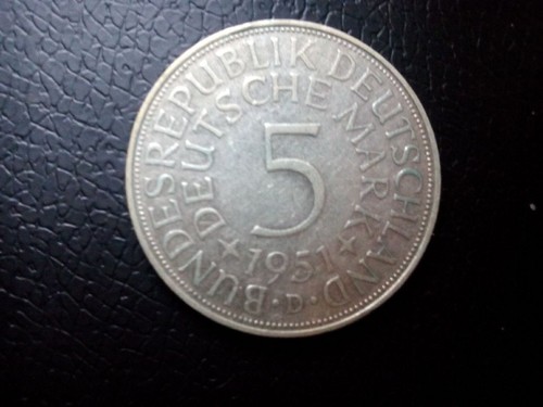 1951 silberadler sehr - dm, "d"