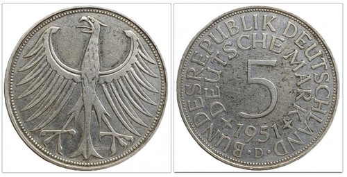 Brd deutsche mark 1951 - brd,